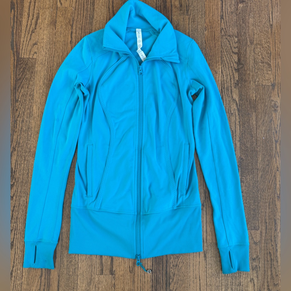 lululemon athletica Turquoise Blue Zip-Up Jacket